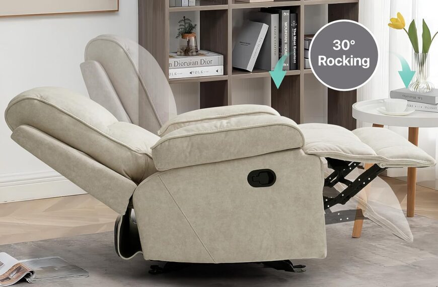 RISAR Oversized Rocker Recliner Chair Review